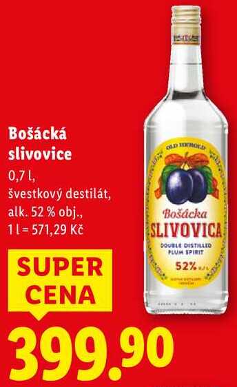 Bošácká slivovice, 0,7 l