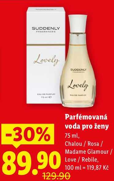 Parfémovaná voda pro ženy, 75 ml