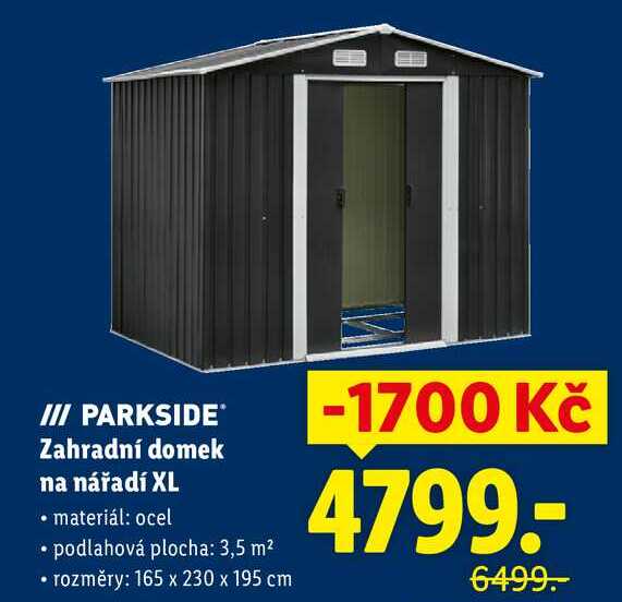 Zahradní domek na nářadí XL