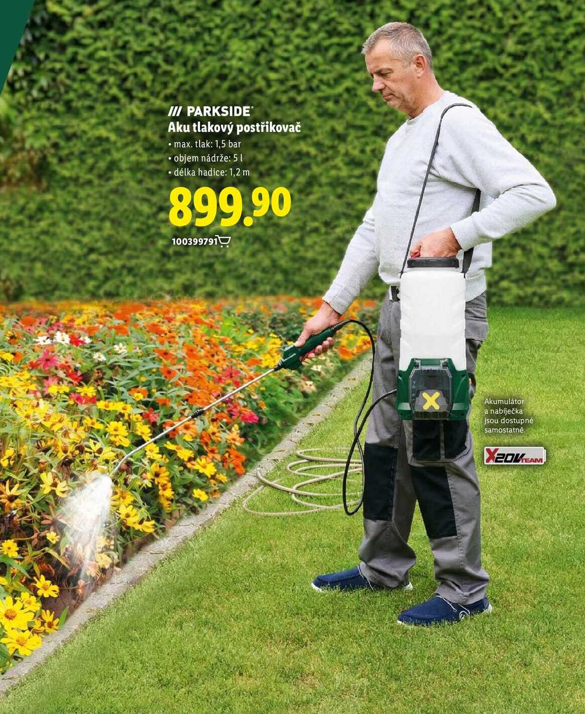 Aku tlakový postřikovač 