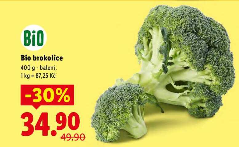Bio brokolice, 400 g 