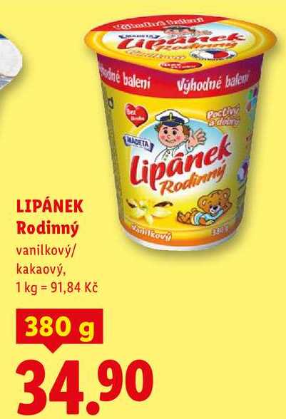 LIPÁNEK Rodinný, 380 g