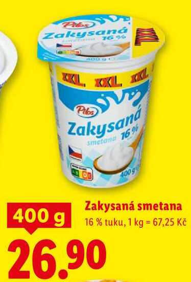 Zakysaná smetana, 400 g