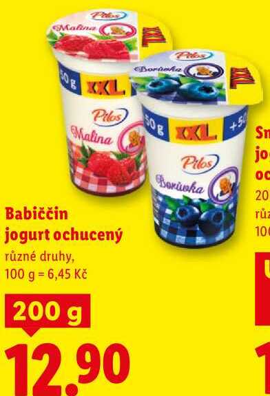 Babiččin jogurt ochucený, 200 g