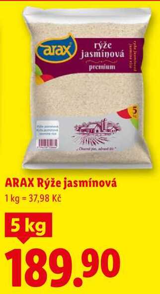 ARAX Rýže jasmínová, 5 kg