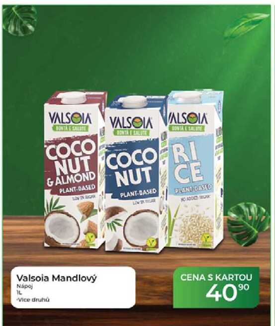 Valsoia Mandlový 1l