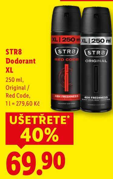 STR8 Deodorant XL, 250 ml