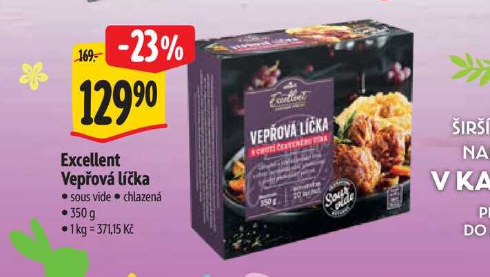 Excellent Vepřová líčka 350 g