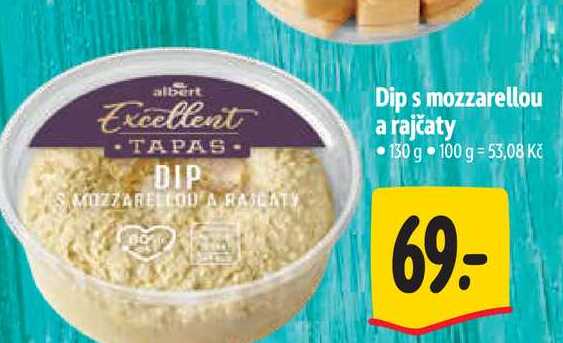   Dip s mozzarellou a rajčaty 130 g 