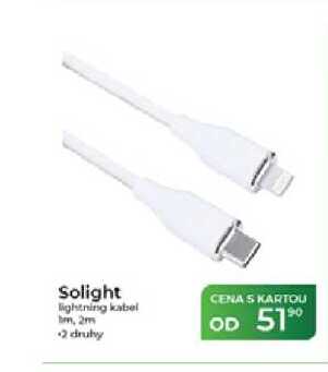 Solight lightning kabel, 2m