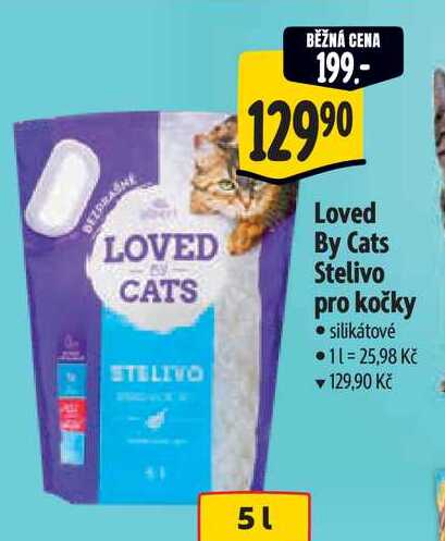 Loved By Cats Stelivo pro kočky silikátové  5 l