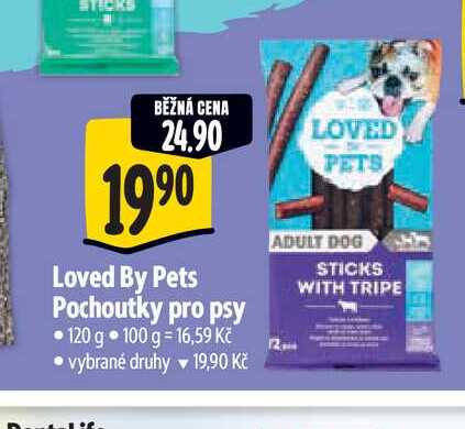   Loved By Pets Pochoutky pro psy 120 g 