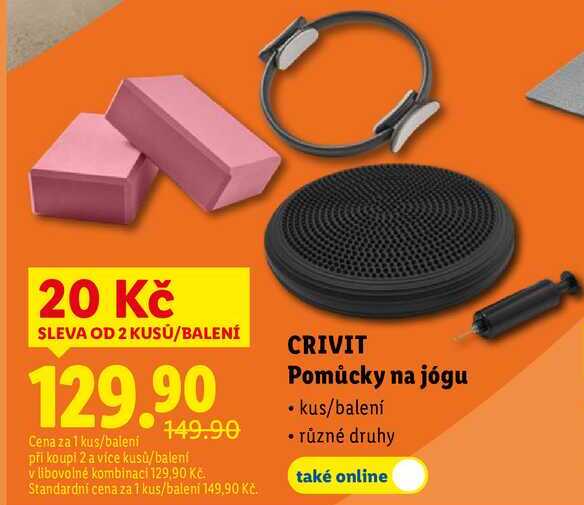 CRIVIT Pomůcky na jógu 