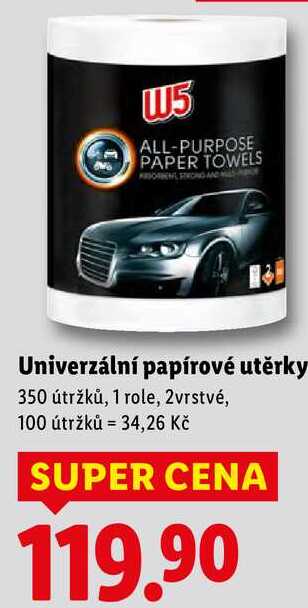 Univerzální papírové utěrky