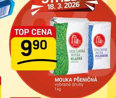 MOUKA PŠENIČNÁ vybrané druhy 1kg 