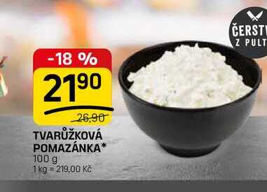 TVARŮŽKOVÁ POMAZÁNKA 100 g