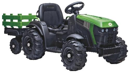 Dětský elektrický traktor s vozíkem
