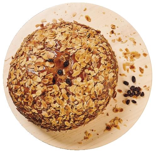 Máslový mazanec s rozinkami a mandlemi 1000 g, 500 g