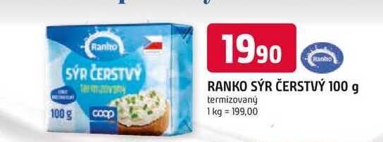 RANKO SÝR ČERSTVÝ 100 g 