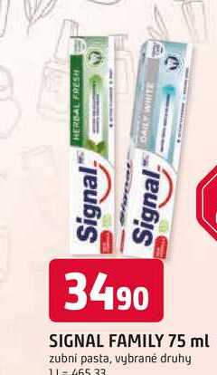 SIGNAL FAMILY 75 ml zubní pasta