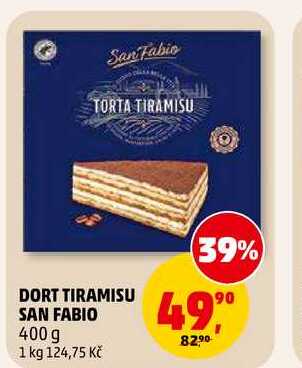 DORT TIRAMISU SAN FABIO, 400 g