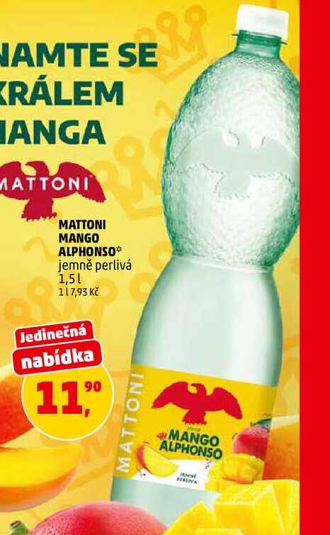 MATTONI MANGO ALPHONSO, 1,5 l