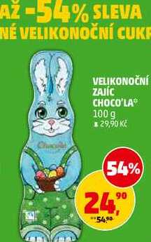VELIKONOČNÍ ZAJÍC CHOCO'LA, 100 g