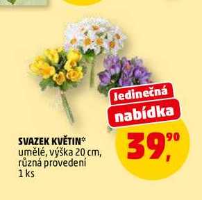 SVAZEK KVĚTIN, 1 ks