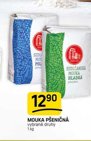 MOUKA PŠENIČNÁ vybrané druhy 1kg