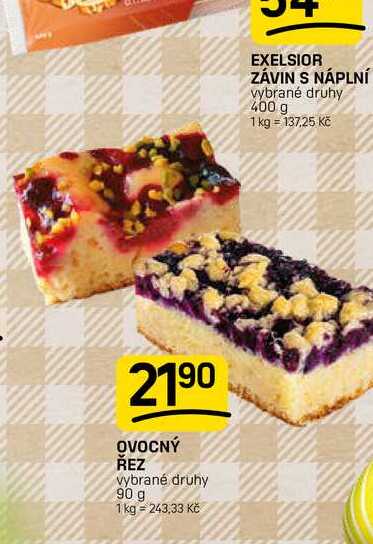 OVOCNÝ ŘEZ vybrané druhy 90 g 