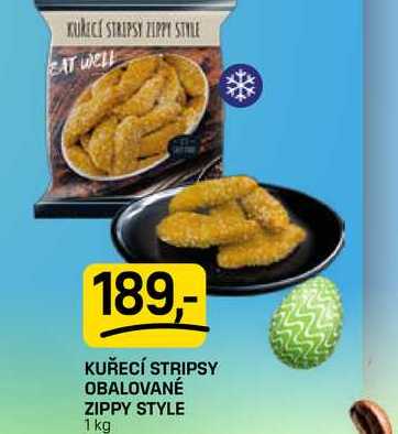 KUŘECÍ STRIPSY OBALOVANÉ ZIPPY STYLE 1 kg