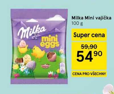 Milka Mini vajíčka, 100 g