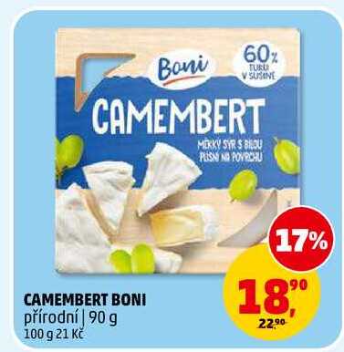 CAMEMBERT BONI, 90 g