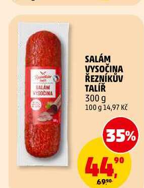 SALÁM VYSOČINA ŘEZNÍKŮV TALÍŘ, 300 g