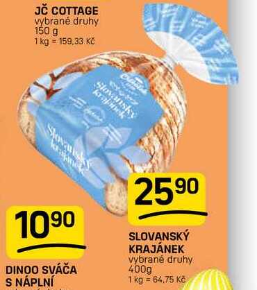 SLOVANSKÝ KRAJÁNEK vybrané druhy 400g 