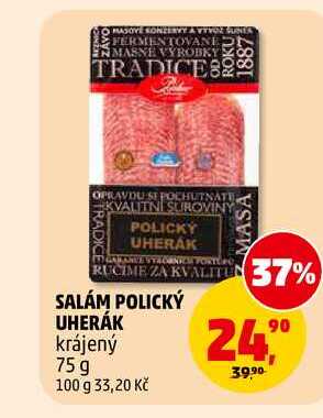 SALÁM POLICKÝ UHERÁK, 75 g 