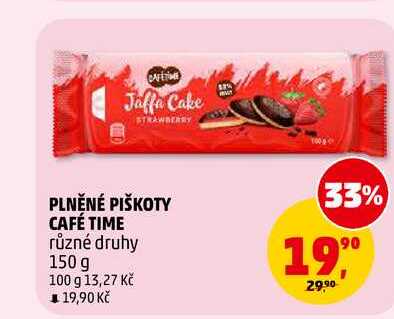PLNĚNÉ PIŠKOTY CAFÉ TIME, 150 g
