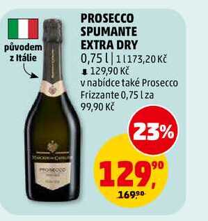 PROSECCO SPUMANTE EXTRA DRY, 0,75 l