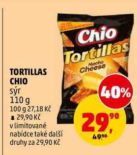 TORTILLAS CHIO, 110 g 