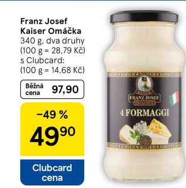 Franz Josef Kaiser Omáčka, 340 g 