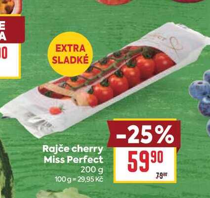 Rajče cherry Miss Perfect 200 g 