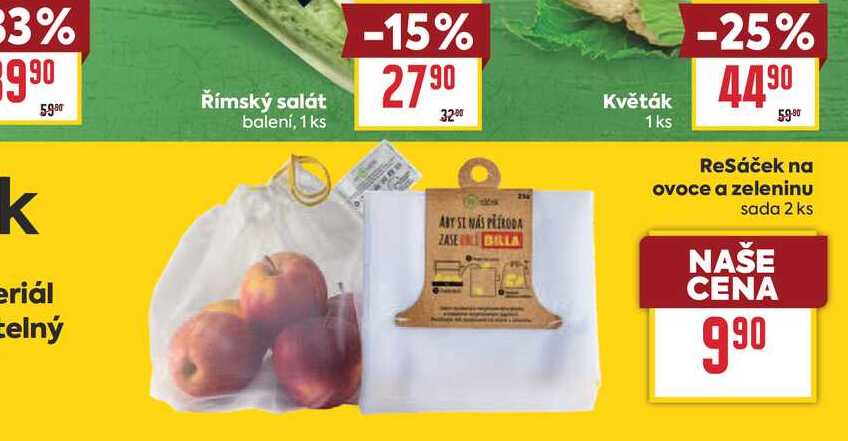 ReSáček na ovoce a zeleninu sada 2 ks 