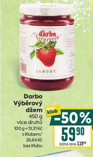 Darbo Výběrový džem 450g