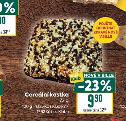 Cereální kostka 72 g 