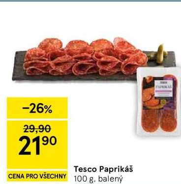 Tesco Paprikáš, 100 g, balený 