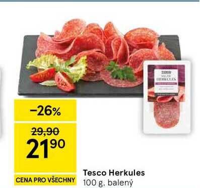 Tesco Herkules, 100 g, balený 