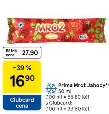 Prima Mrož Jahody, 50 ml 