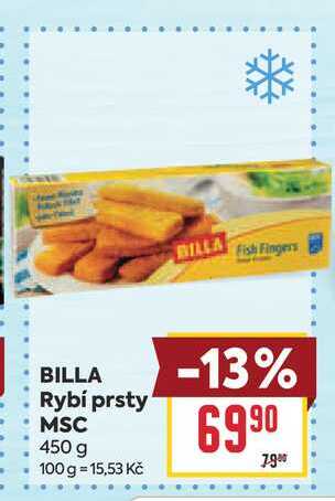 BILLA Rybí prsty MSC 450 g 
