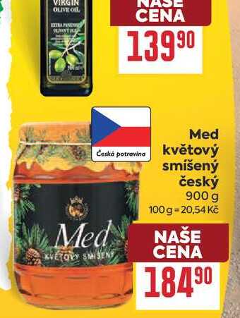 Med květový smíšený český 900 g 