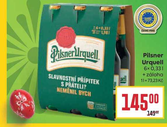 Pilsner Urquell 6x 0,33l